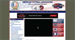 Desktop Screenshot of americanfootballassn.com