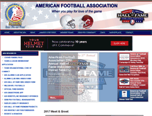 Tablet Screenshot of americanfootballassn.com